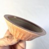 Round Accent Bonsai Pot Natural Yellowish Pink | Galoartworks.