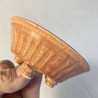 Round Accent Bonsai Pot Natural Yellowish Pink | Galoartworks.