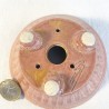 Round Accent Bonsai Pot Natural Yellowish Pink | Galoartworks.