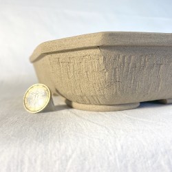 Rectangular Bonsai Pot Matte Toffee Stoneware | Galoartworks.