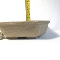 Rectangular Bonsai Pot Matte Toffee Stoneware | Galoartworks.