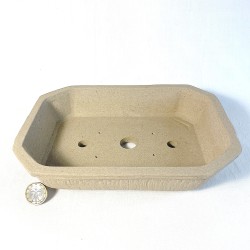 Maceta Rectangular Bonsái Gres Toffee Mate | Galoartworks.