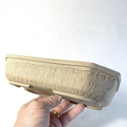Maceta Rectangular Bonsái Gres Toffee Mate | Galoartworks.