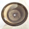 Handmade inverted conical bonsai pot 23.5 cm glossy stoneware | Unique