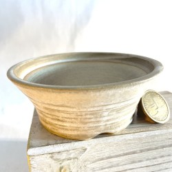 OOAK Accent Bonsai Pot Olive Leaf #218266 | Galoartworks