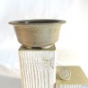 HAND-TURNED ARTISAN ACCENT POT - MOSS GREEN MATTE - SERIAL 218317
