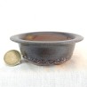 Handmade Black Accent Bonsai Pot | Enshu-maru Style | Unique 218312