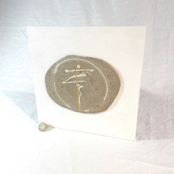 Kintsugi Ceramic Wall Art Actio Humana 33 | Unique Handmade Piece