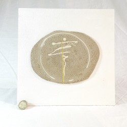 Kintsugi Ceramic Wall Art Actio Humana 33 | Unique Handmade Piece