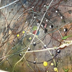 Abstract Painting "The Dramatic Consequence of Liberty" | I. García Burillo