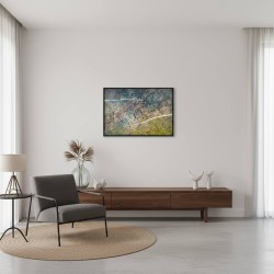 Abstract Painting "The Dramatic Consequence of Liberty" | I. García Burillo