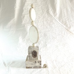 Abstract Ceramic Sculpture Spiral Flow | Unique Piece ESC-120