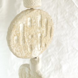 Abstract Ceramic Sculpture Spiral Flow | Unique Piece ESC-120