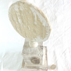 Abstract Ceramic Sculpture Spiral Flow | Unique Piece ESC-120