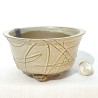 Handcrafted Round Bonsai Pot Ismael García Burillo SKU 301103