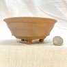 Handcrafted Unglazed Round Bonsai Pot Ismael García Burillo SKU 301109