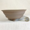 Handcrafted Unglazed Round Bonsai Pot Ismael García Burillo SKU 301109
