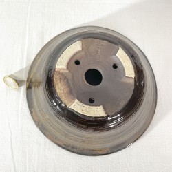 Exclusive Bonsai Pot Black and Brown Stoneware | Galoartworks.