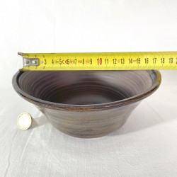 Exclusive Bonsai Pot Black and Brown Stoneware | Galoartworks.