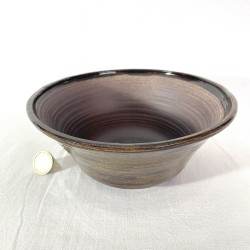 Exclusive Bonsai Pot Black and Brown Stoneware | Galoartworks.
