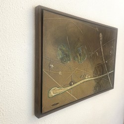 Pintura Surrealista Original "Nanomachine-Climber" - Ismael García Burillo