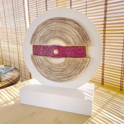 Escultura de Gres Conector estable en Hidrógeno 6 | GaloArtworks