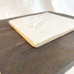 Relieve Cerámico Gestual Blanco | GaloArtworks