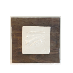 Relieve Cerámico Gestual Blanco | GaloArtworks