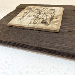 The Manifest Triad Ceramic Relief | GaloArtworks