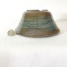 Exclusive Bonsai Pot Emerald Green and Brown Stoneware | Galoartworks.