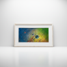 Pintura Abstracta Partículas sub atómicas H24 | GaloArtworks