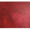 Pintura abstracta monocromática roja Quantic Soup No.1 de la serie Conectors de Ismael García Burillo