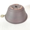 Exclusive Conical Bonsai Pot Burgundy Stoneware | Galoartworks.