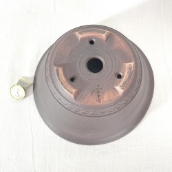 Exclusive Conical Bonsai Pot Burgundy Stoneware | Galoartworks.