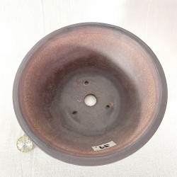 Exclusive Conical Bonsai Pot Burgundy Stoneware | Galoartworks.