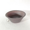 Exclusive Conical Bonsai Pot Burgundy Stoneware | Galoartworks.
