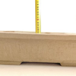 Maceta Rectangular Bonsái Gres Toffee Mate | Galoartworks.