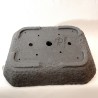 Maceta Rectangular Bonsái Gres Negro Mate | Galoartworks.