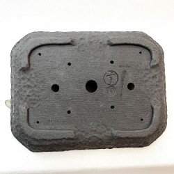 Maceta Rectangular Bonsái Gres Negro Mate | Galoartworks.