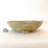 Exclusive Bonsai Pot Toffee Stoneware Irregular Texture | Galoartworks.