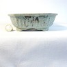 Rectangular Bonsai Pot Marine Water Green with Brown Spots Stoneware | Galoartworks.