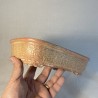 Rectangular Bonsai Pot Yellowish Pink Stoneware | Galoartworks.