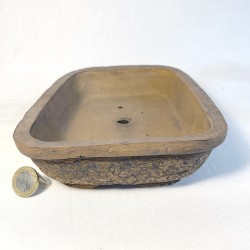Maceta Rectangular Bonsái Gres Natural Mate | Galoartworks.