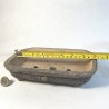 Rectangular Bonsai Pot Natural Stoneware with Stony Texture | Galoartworks.