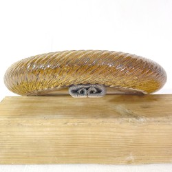 Maceta redonda de gres caramelo para bonsái | Artesanal | GaloArtworks