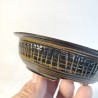Maceta Bonsái Exclusiva Gres Textura Cuadriculada | Galoartworks.