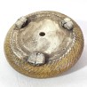 Maceta redonda de gres caramelo para bonsái | Artesanal | GaloArtworks