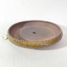 Maceta redonda de gres caramelo para bonsái | Artesanal | GaloArtworks