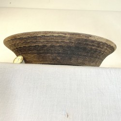 Exclusive Bonsai Pot Irregular Lines Texture Stoneware (Ochre) | Galoartworks.