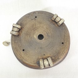 Maceta redonda de gres caramelo para bonsái | Artesanal | GaloArtworks